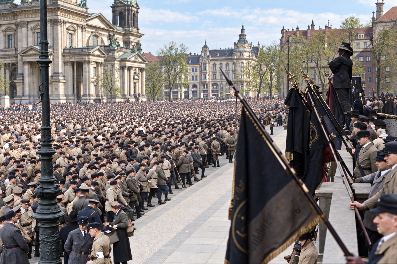 Kundgebung des Reichsbanners im Berliner Lustgarten, 1928
