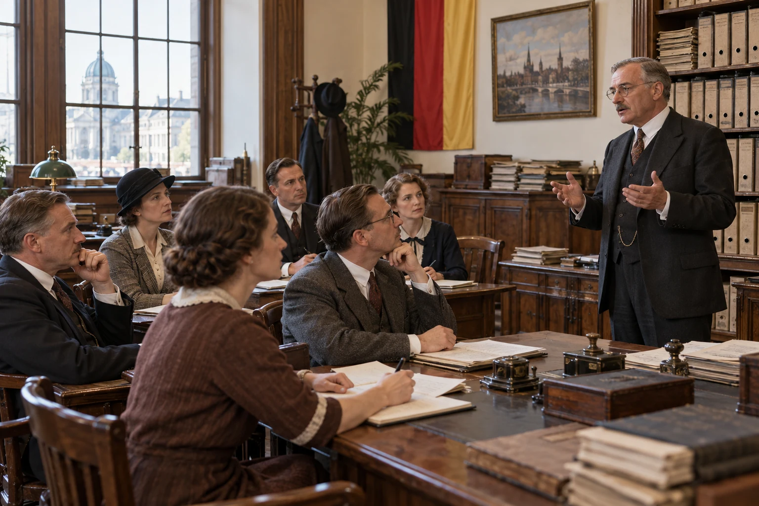 Verfassungsschulung in einer demokratischen Gemeindeverwaltung